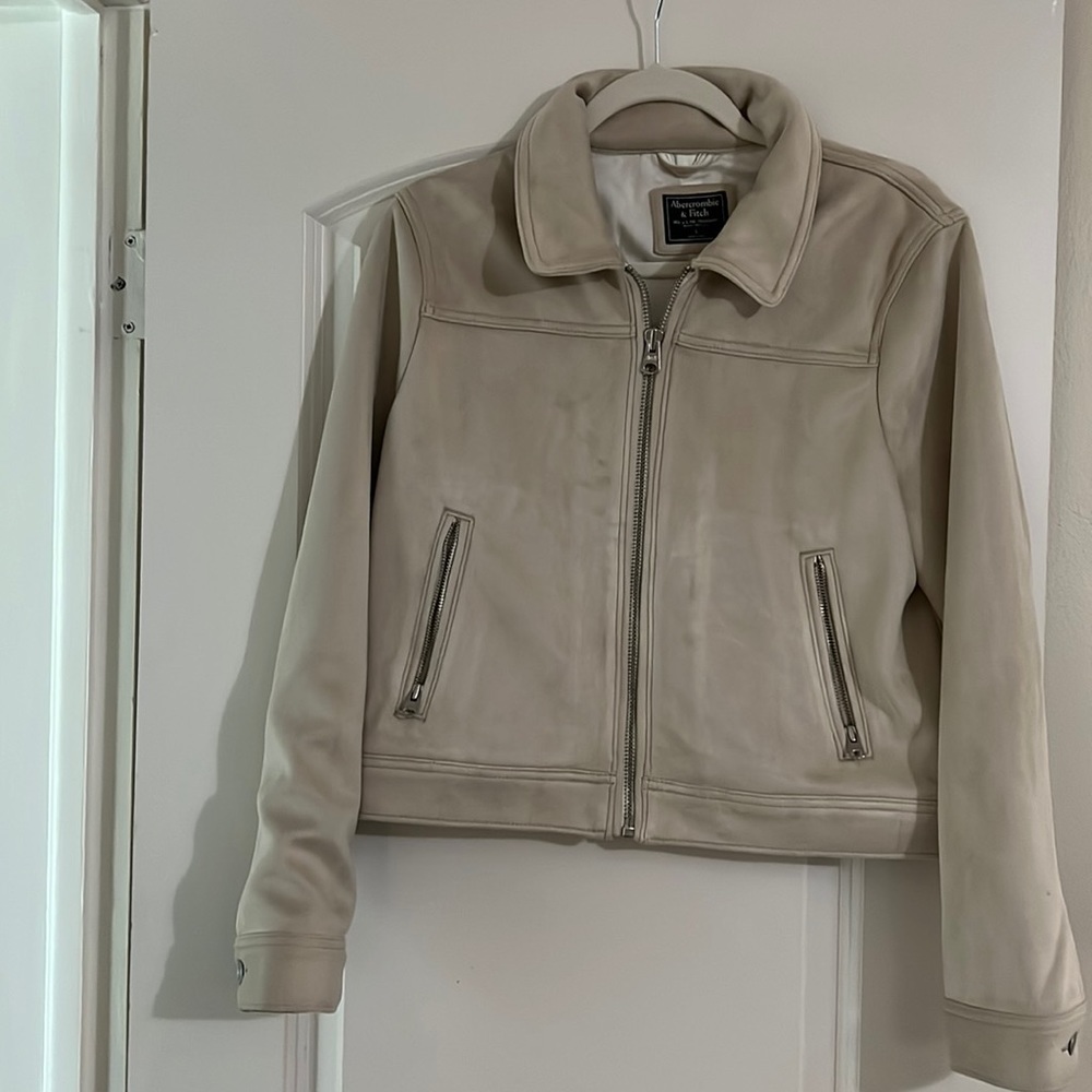 Abercrombie suede jacket